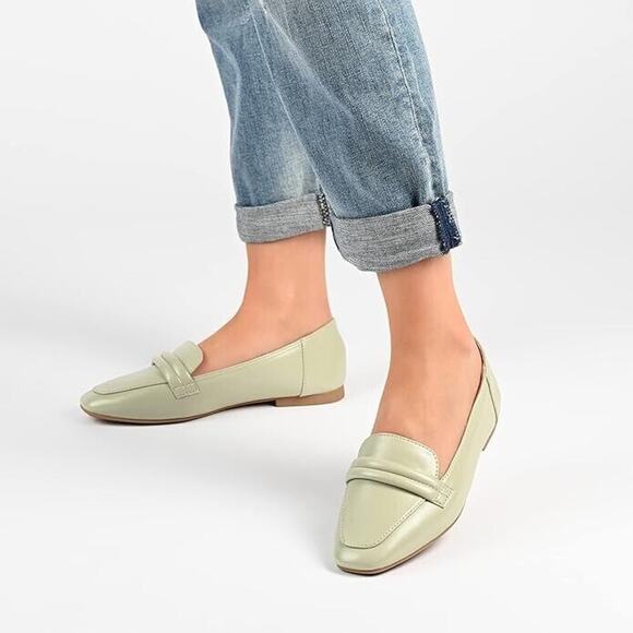 Journee Womens Vidoree Tru Comfort Foam Loafer Slip On Square Toe Flats - Picture 6 of 6
